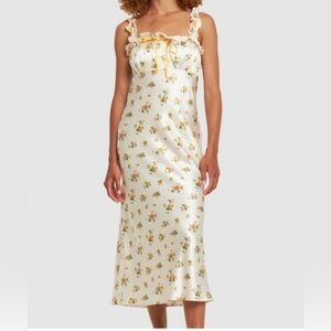 Reformation Erdem Silk Midi Dress